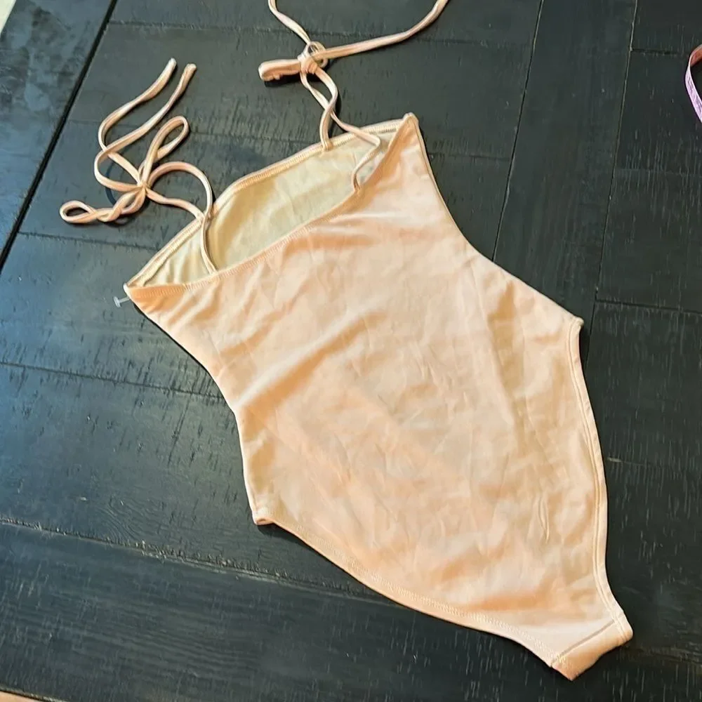 NWT Pomelo Rare Woman Graphic Beach Theme One Piece Swimsuit XS​​​​​​​​​​​​